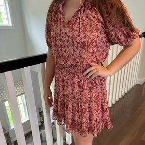 NWT Entro Pink Mini Dress (Size L)